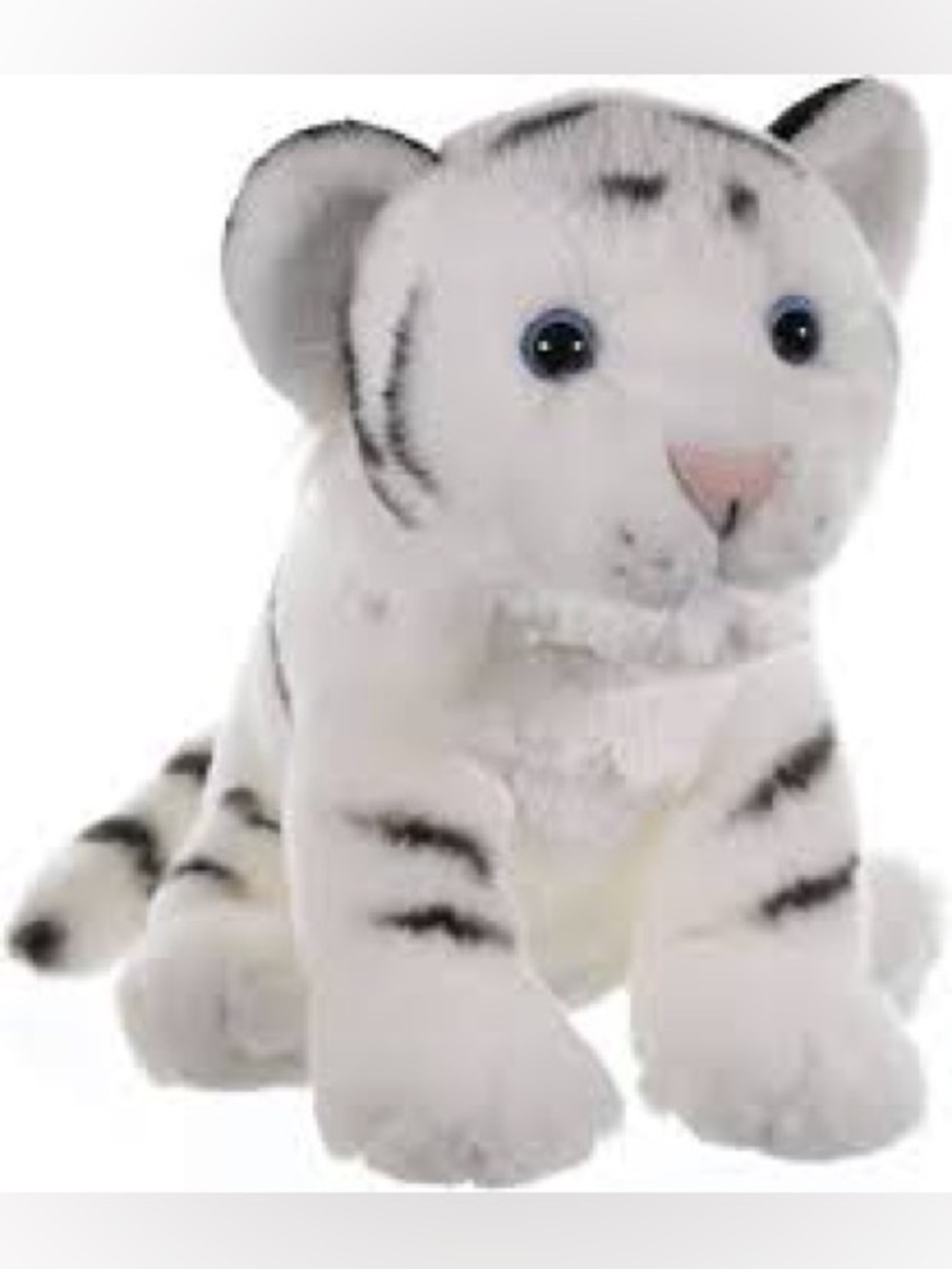 Wild Republic Cuddlekins white tiger plush toy